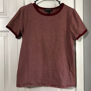 Red/White Striped Vintage Tee